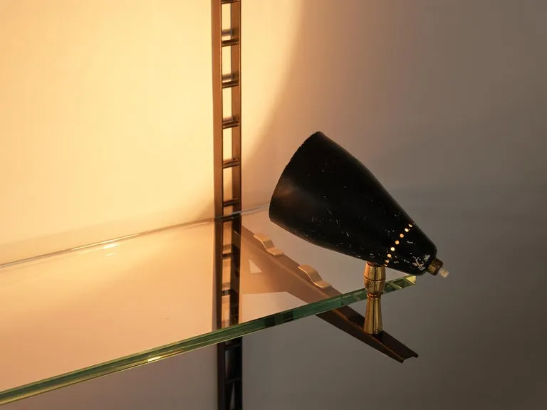 Gino Sarfatti for Arteluce Illuminated Wall-Mounted Display Console