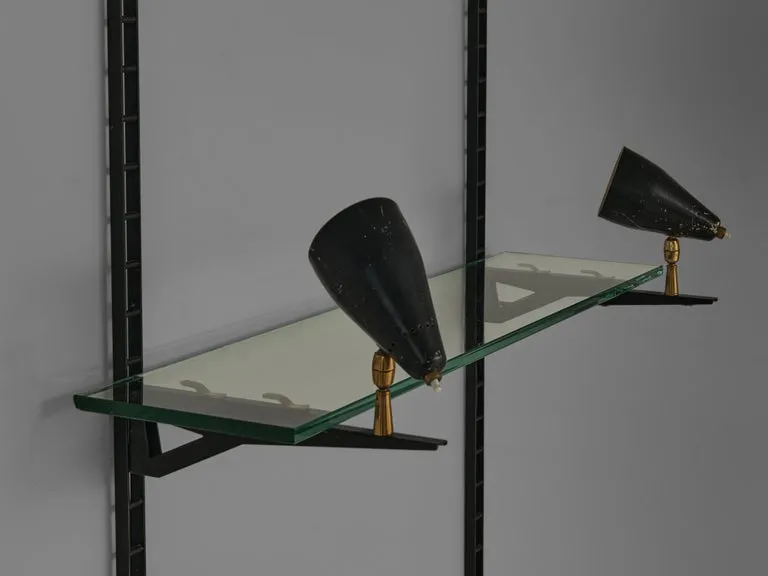 Gino Sarfatti for Arteluce Illuminated Wall-Mounted Display Console