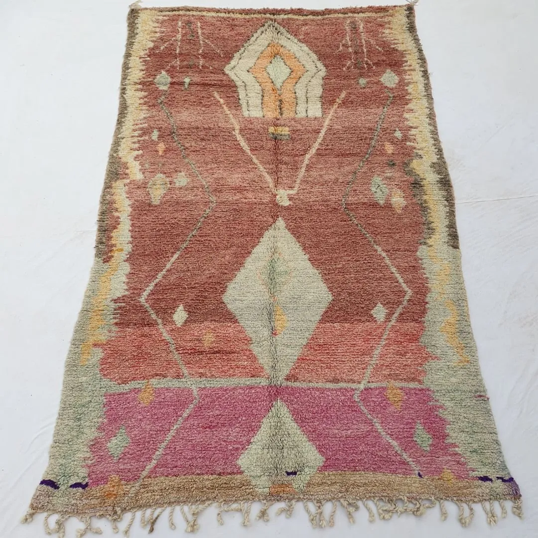 Glila - Boujad 6x10 Moroccan Rug Berber Handmade | 6'x10'14 Ft | 184x309 cm