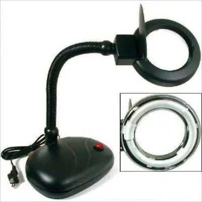 Hands Free Lighted Magnifier Desk Top Lamp