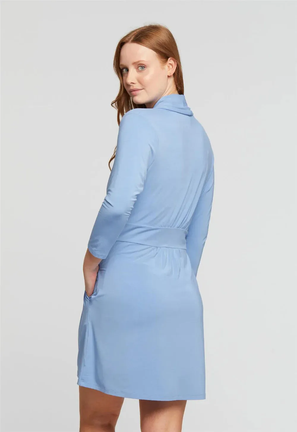 Iconic Robe in Hampton Blue