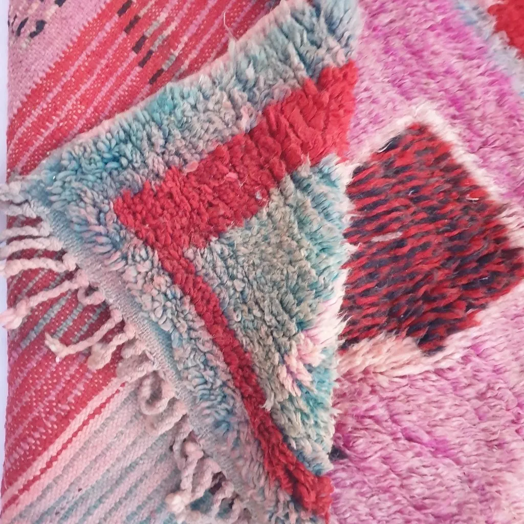 ITAN | 8x5 Ft | 2,5x1,5 m | Moroccan Colorful Rug | 100% wool handmade