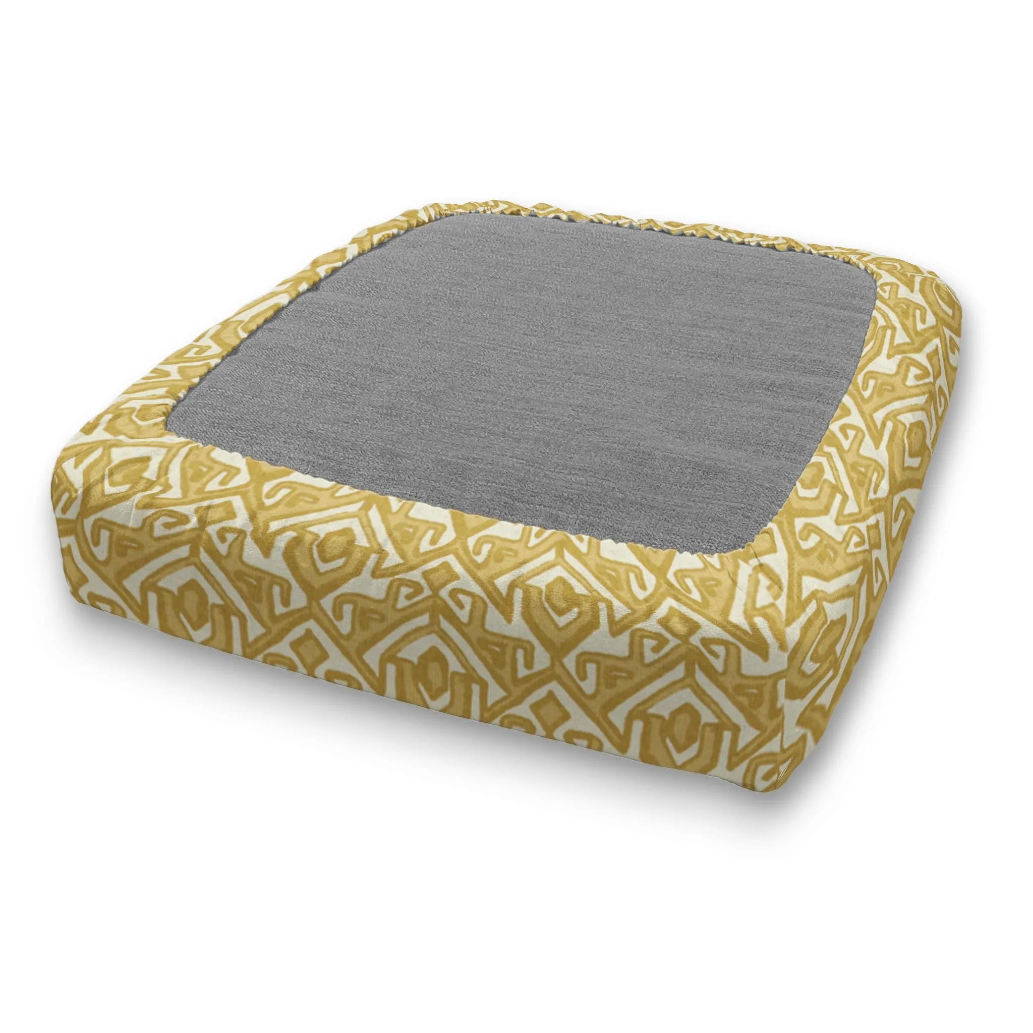 Jann Cotton Slub Custom Elastic Fitted Cushion Cover - Choice of Color