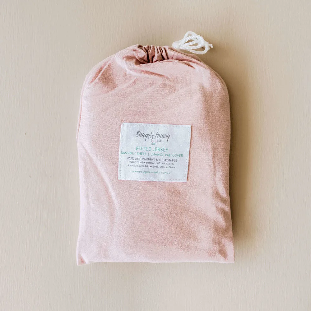 Jersey Nursery Linen - Lullaby Pink