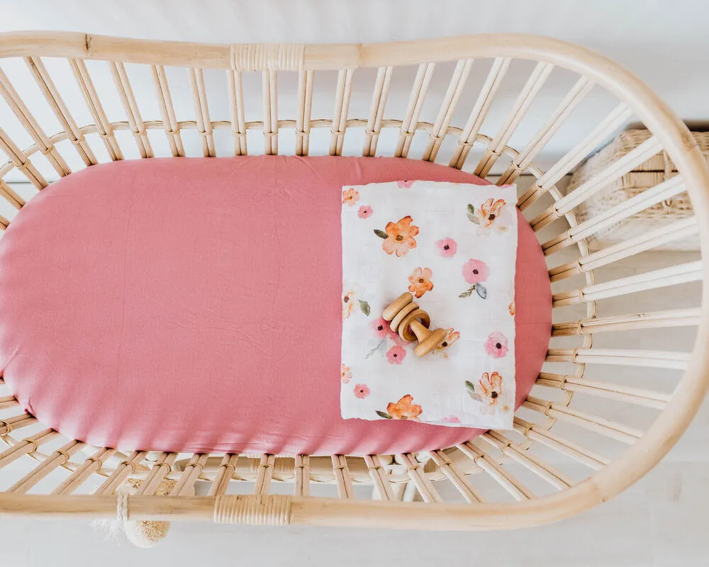 Jersey Nursery Linen - Rouge Pink