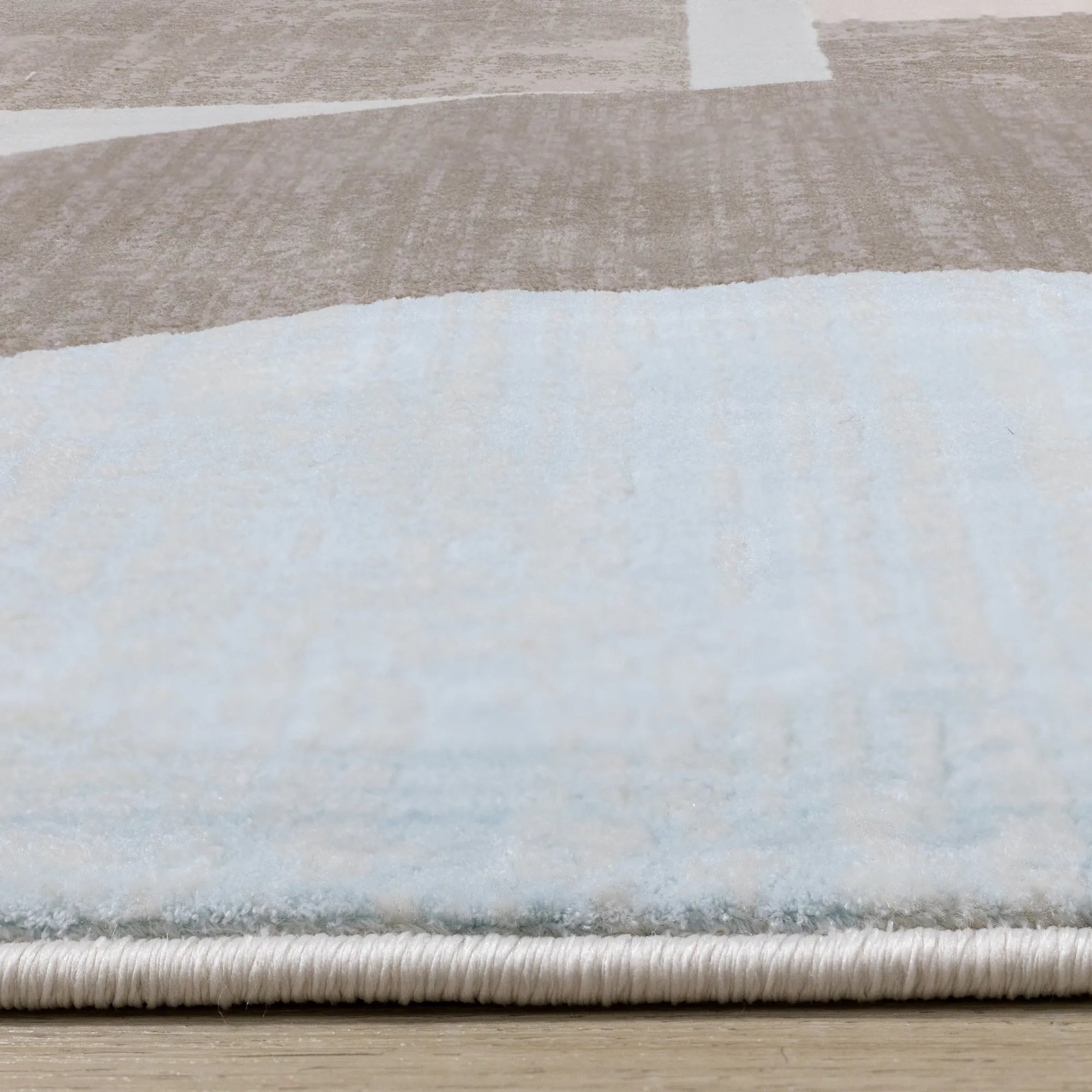 KALI Blue Brown, Abstract Rug