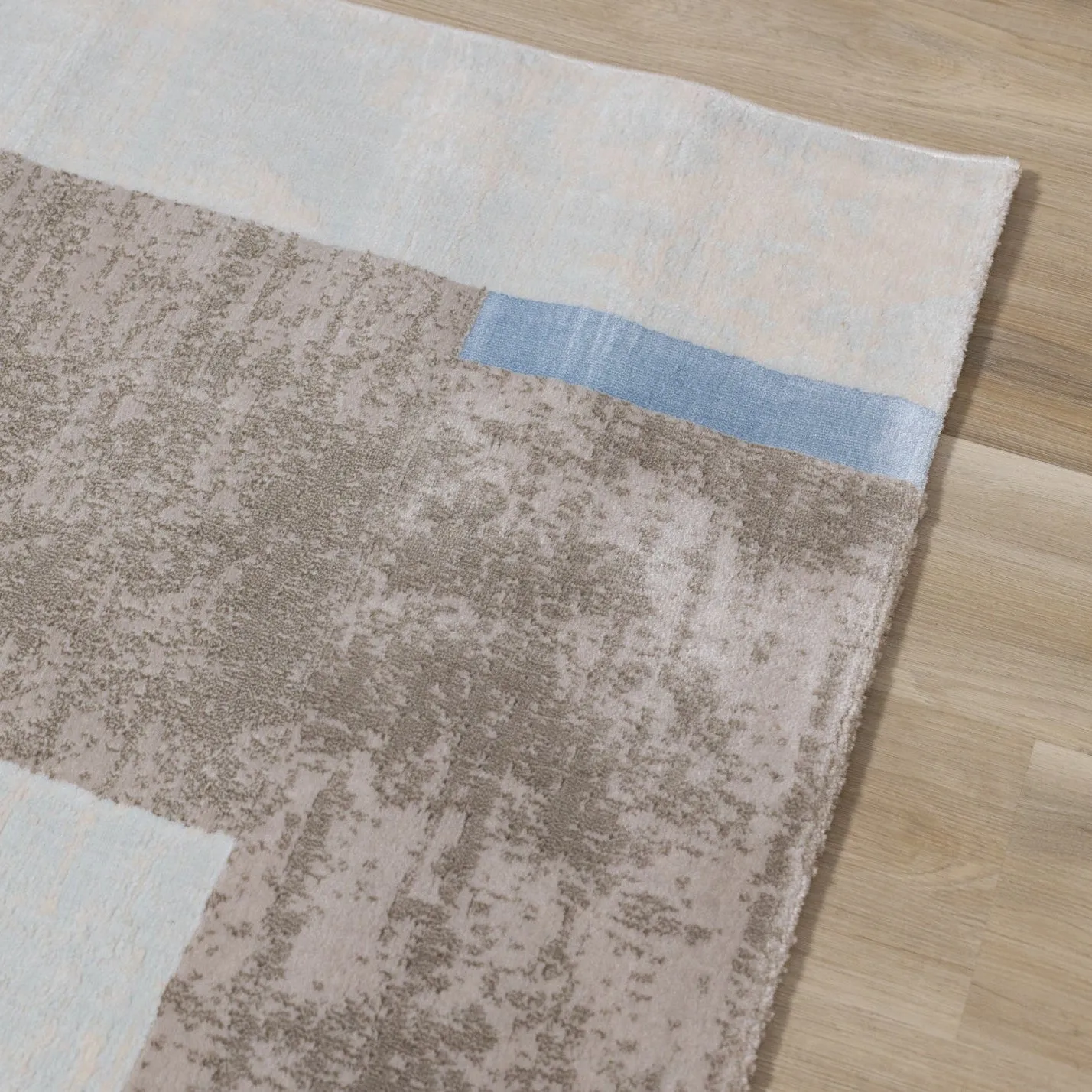 KALI Blue Brown, Abstract Rug