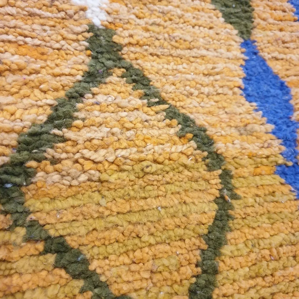 KAND Runner | 9'7x2'5 Ft | 3x0,77 m | Moroccan Colorful Rug | 100% wool handmade