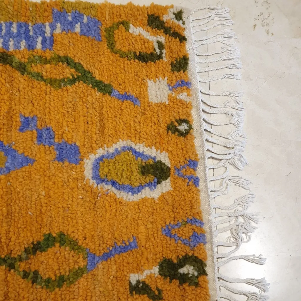 KAND Runner | 9'7x2'5 Ft | 3x0,77 m | Moroccan Colorful Rug | 100% wool handmade