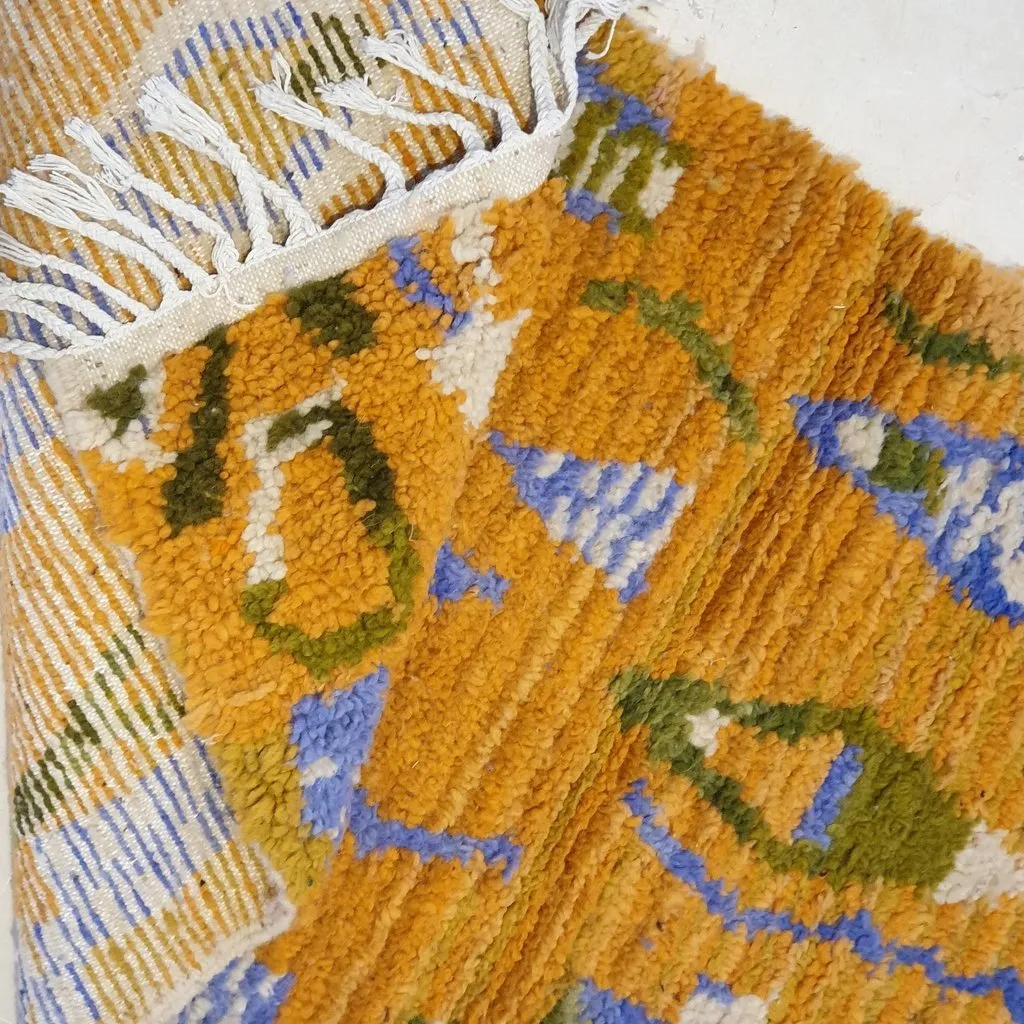 KAND Runner | 9'7x2'5 Ft | 3x0,77 m | Moroccan Colorful Rug | 100% wool handmade