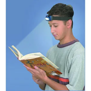 Led Hands Free Magnetic Head Work Lamp Light Band Flashlight Headlamp Forehead