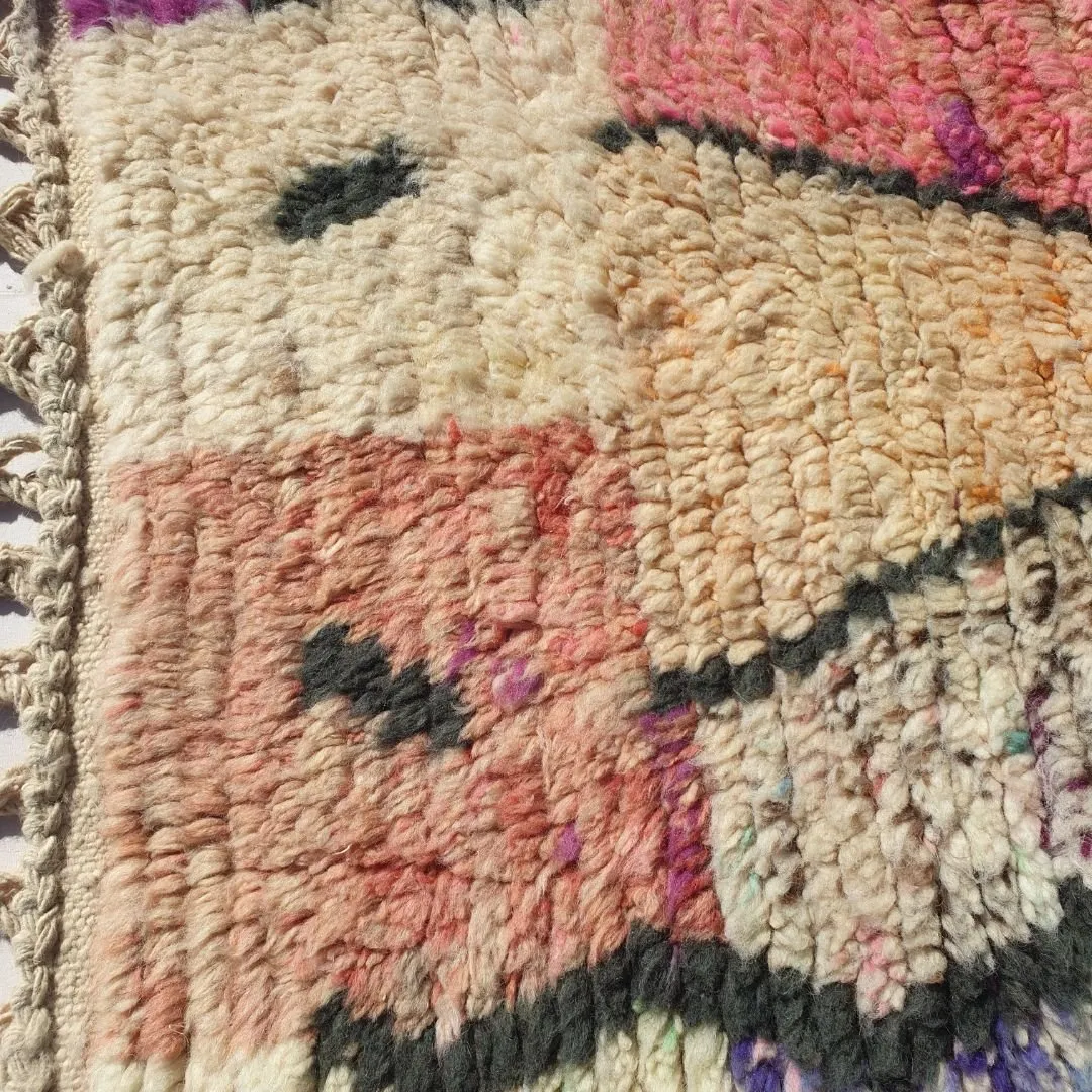 Luza Runner | Moroccan Hallway Runner Berber Boujad | 2'20x9'32 ft | 67x284 cm