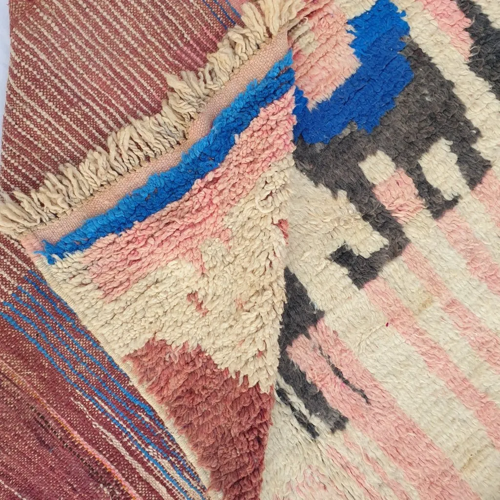 MAJORELLA | 9x5 Ft | 2,8x1,6 m | Moroccan Colorful Rug | 100% wool handmade