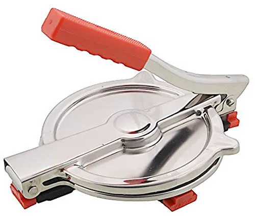 Manual Stainless Steel Puri Press Machine / Maker with Handle (6 inch)