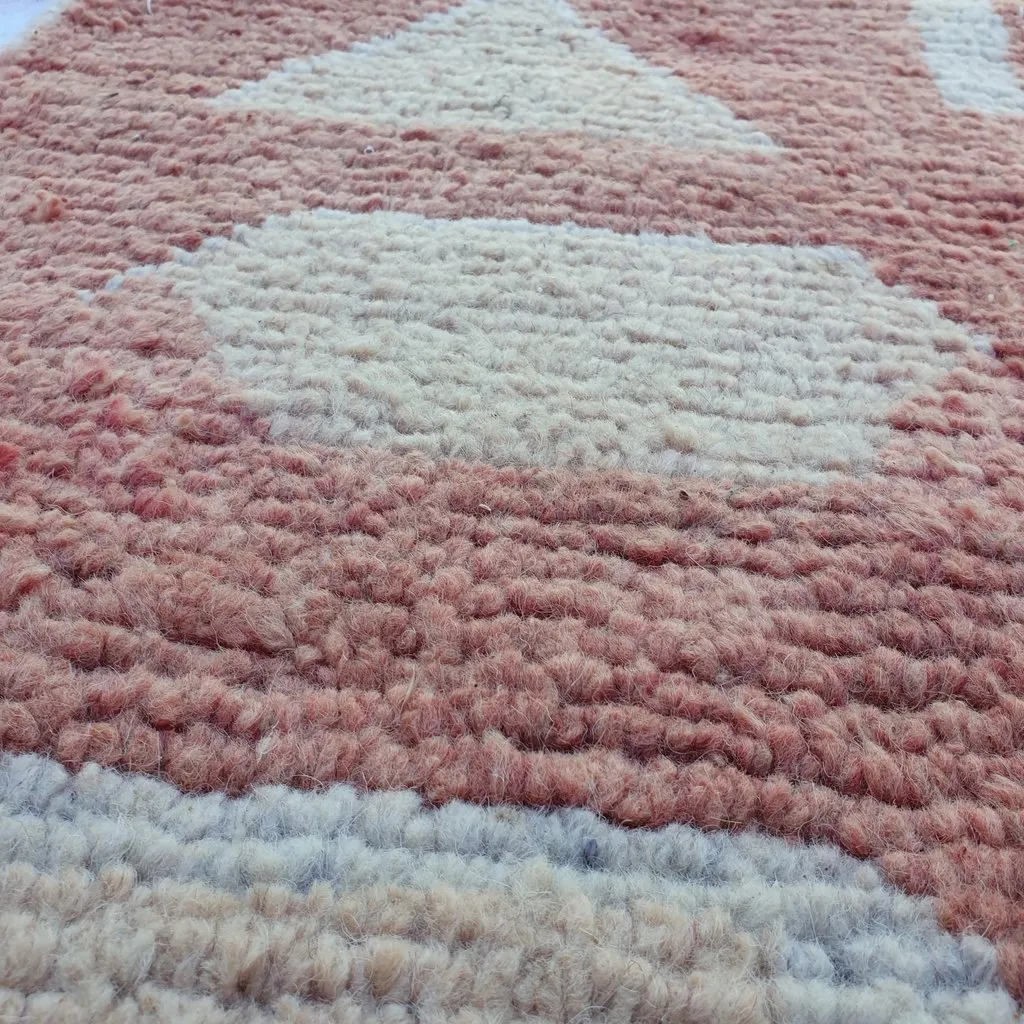 MARET Runner | 11'3x2'3 Ft | 3,45x0,71 m | Moroccan Colorful Rug | 100% wool handmade