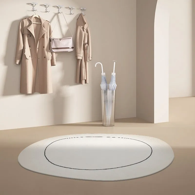 Minimalist Solid Line Home Decor Carpet