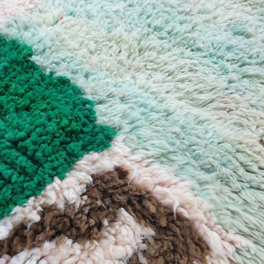 MOLTA | 8'3x5'7 Ft | 2,53x1,74 m | Moroccan Colorful Rug | 100% wool handmade