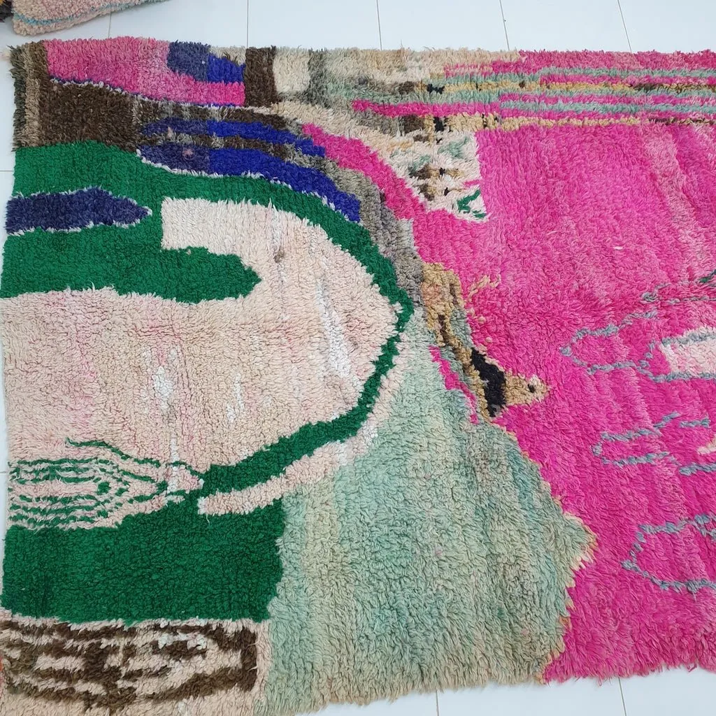 MOLTA | 8'3x5'7 Ft | 2,53x1,74 m | Moroccan Colorful Rug | 100% wool handmade