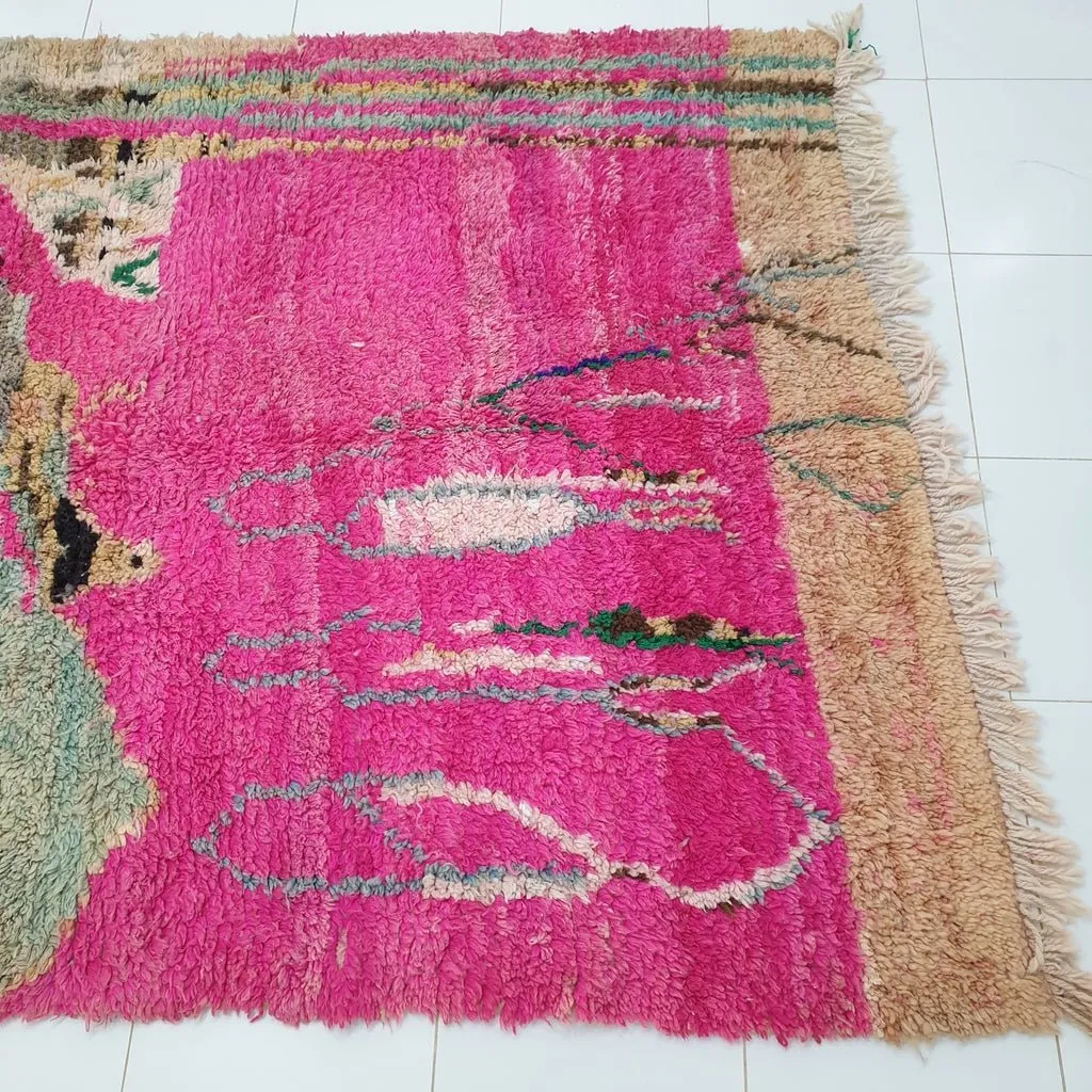 MOLTA | 8'3x5'7 Ft | 2,53x1,74 m | Moroccan Colorful Rug | 100% wool handmade