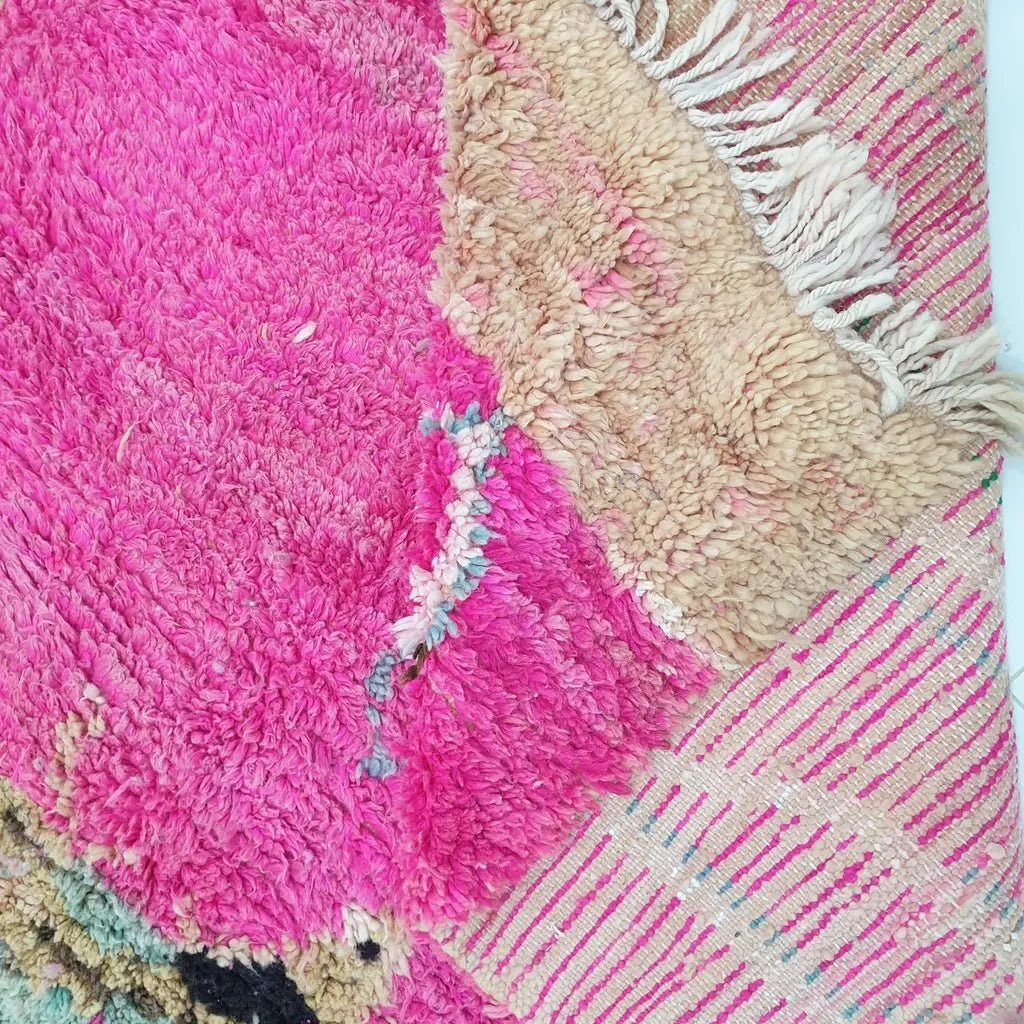MOLTA | 8'3x5'7 Ft | 2,53x1,74 m | Moroccan Colorful Rug | 100% wool handmade