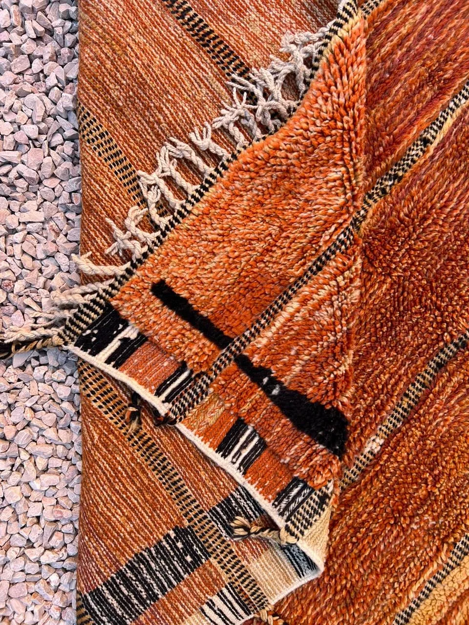 Mrirt Beni Ourain Rug “MASSA” 9’ 1” x 6’