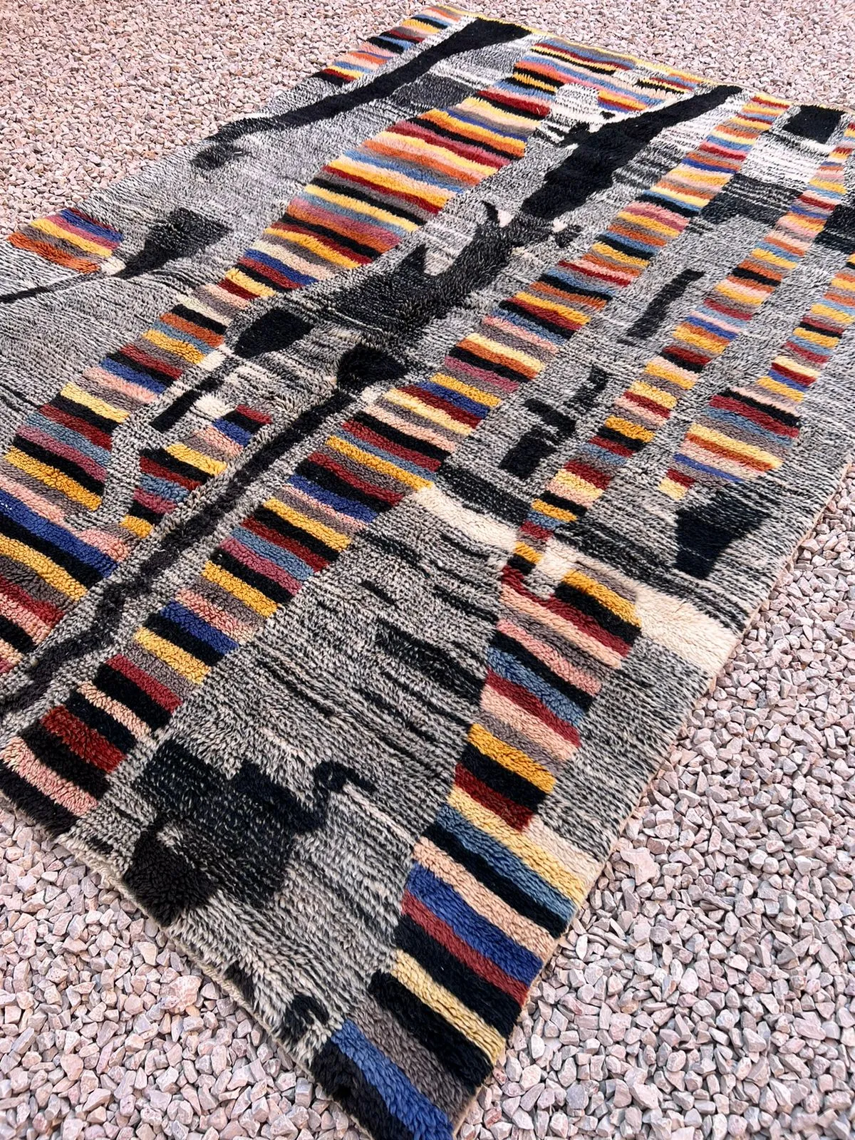 Mrirt Beni Ourain Rug “SUMMER” 8’ 7” x 5’ 9”