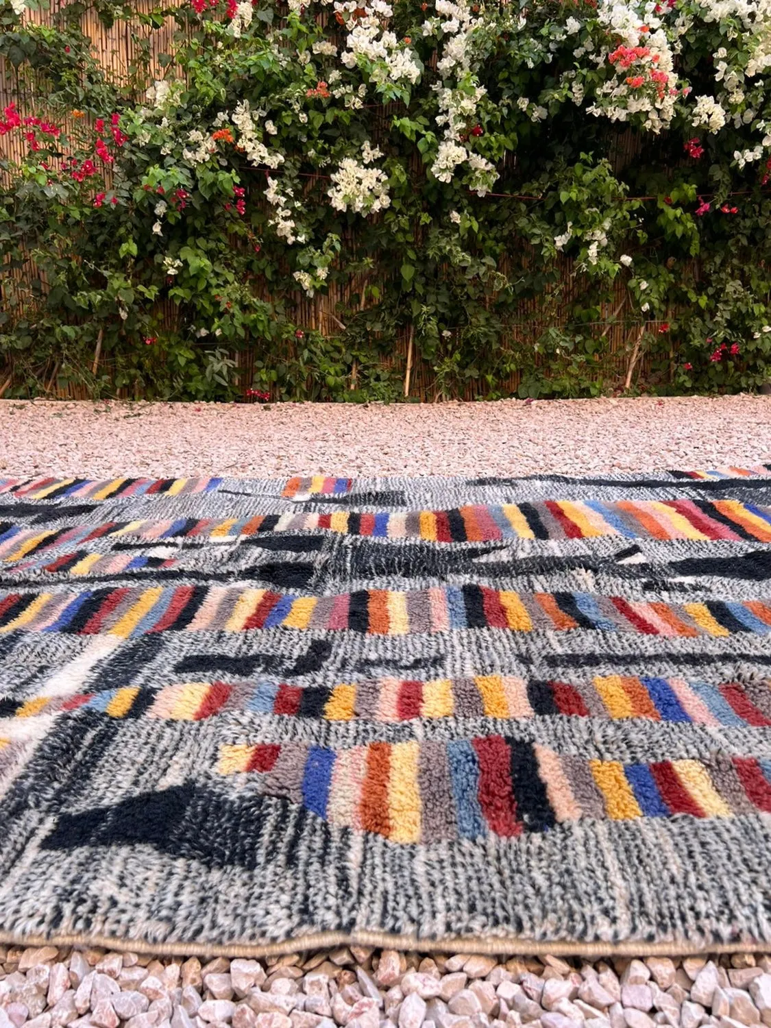 Mrirt Beni Ourain Rug “SUMMER” 8’ 7” x 5’ 9”