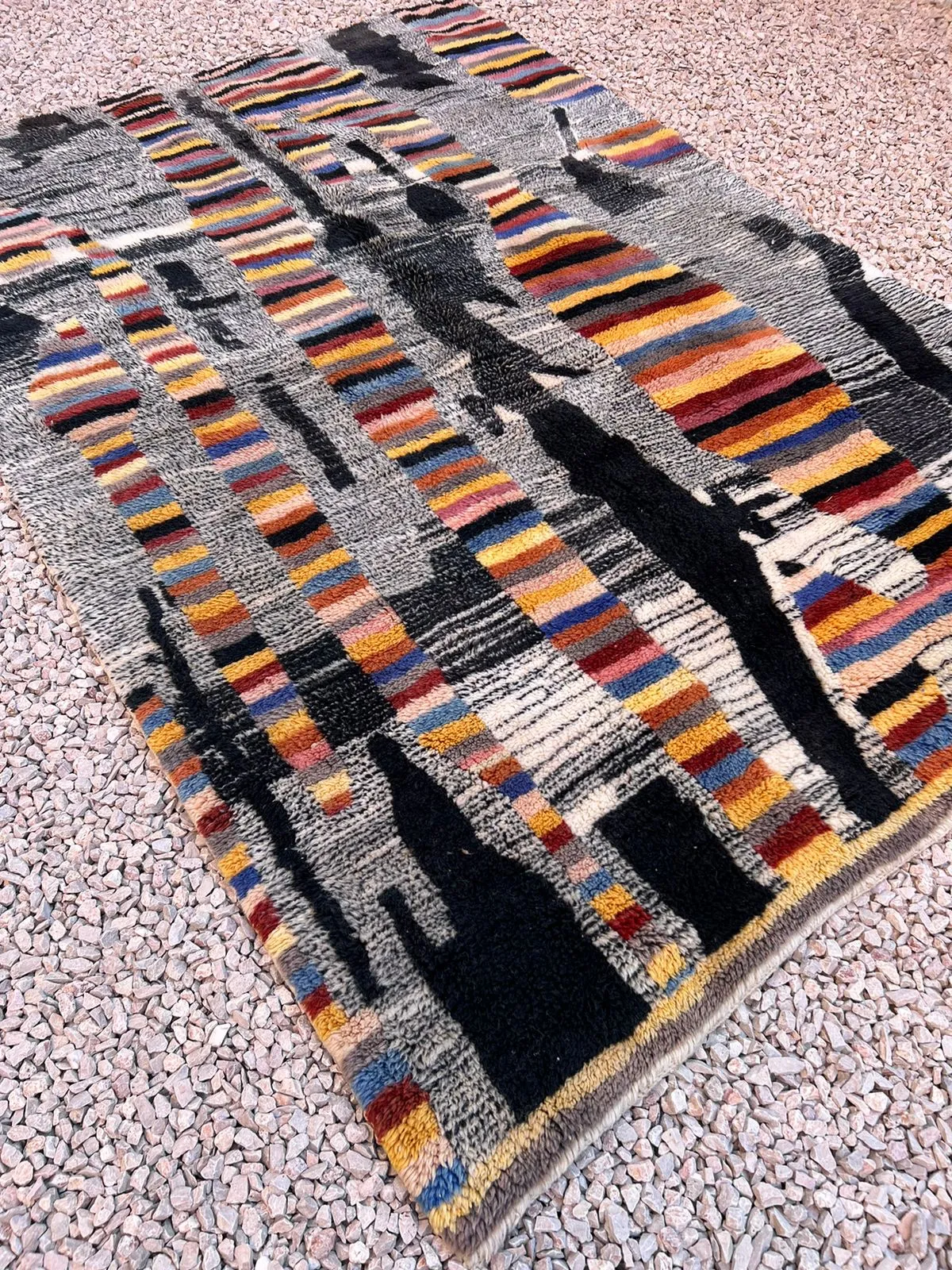 Mrirt Beni Ourain Rug “SUMMER” 8’ 7” x 5’ 9”