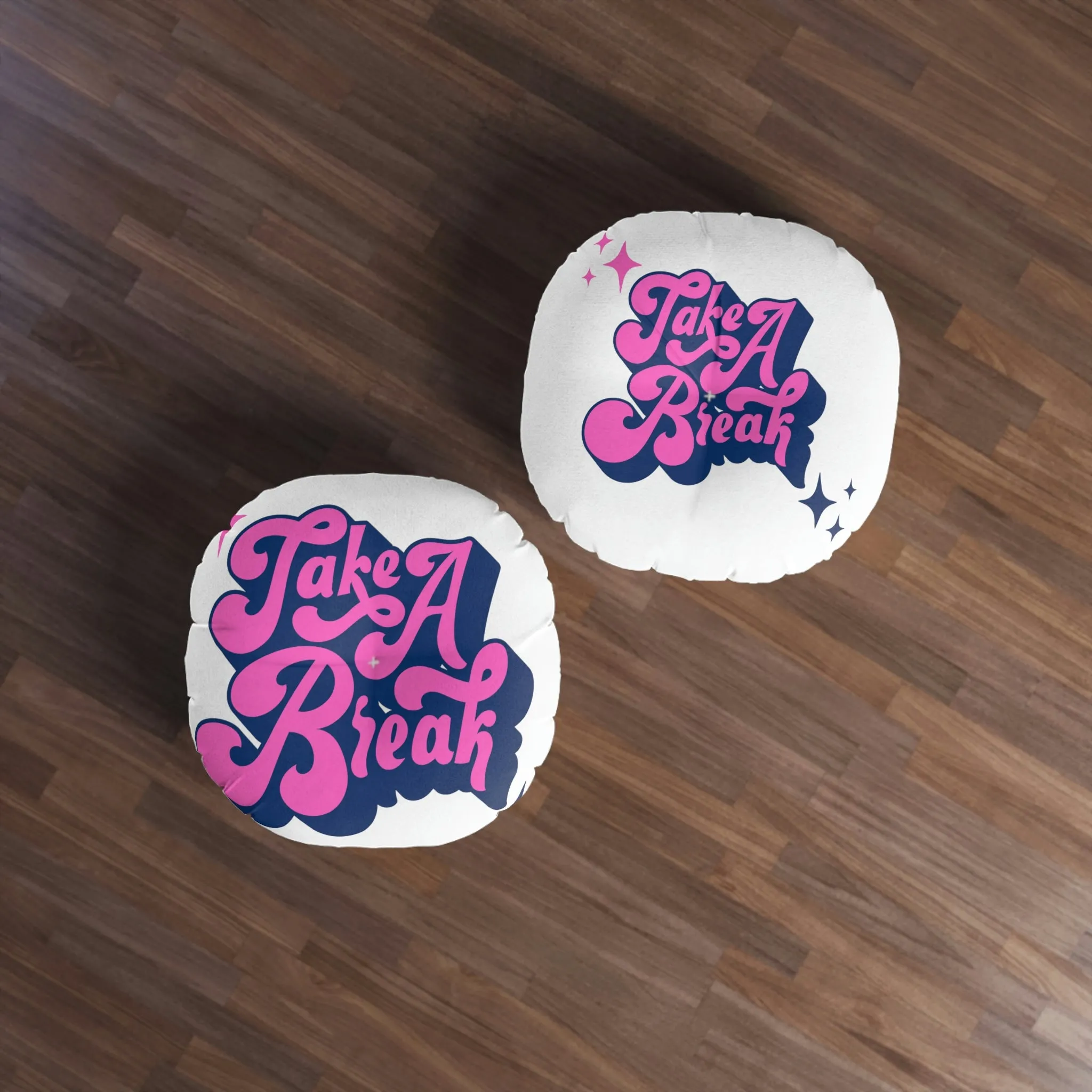 MyDreamMyTee Tufted Floor Pillow, Round