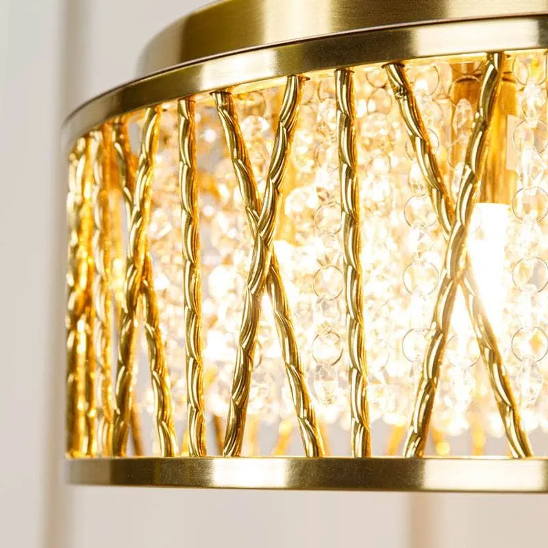 Nevada 6 Light Medium Pendant Light - Gold
