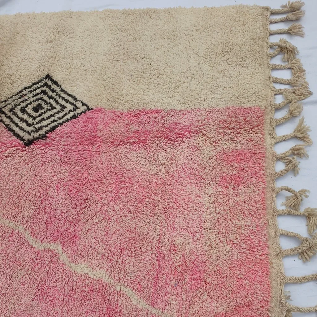 NSSAR | 8x5 Ft | 2,5x1,5 m | Moroccan Colorful Rug | 100% wool handmade