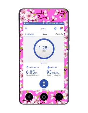 Omnipod DASH Cover (Cherry Blossom)