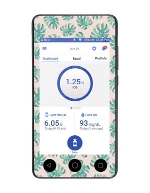 Omnipod DASH Cover (Tropical Vibes)