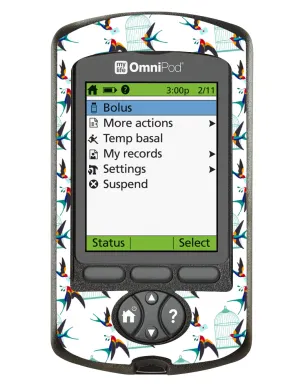 Omnipod PDM Cover (Birdcage)