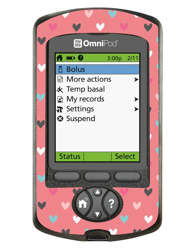 Omnipod PDM Cover (Heart to Heart)
