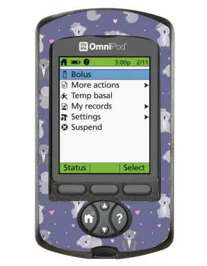 Omnipod PDM Cover (Koala Club)