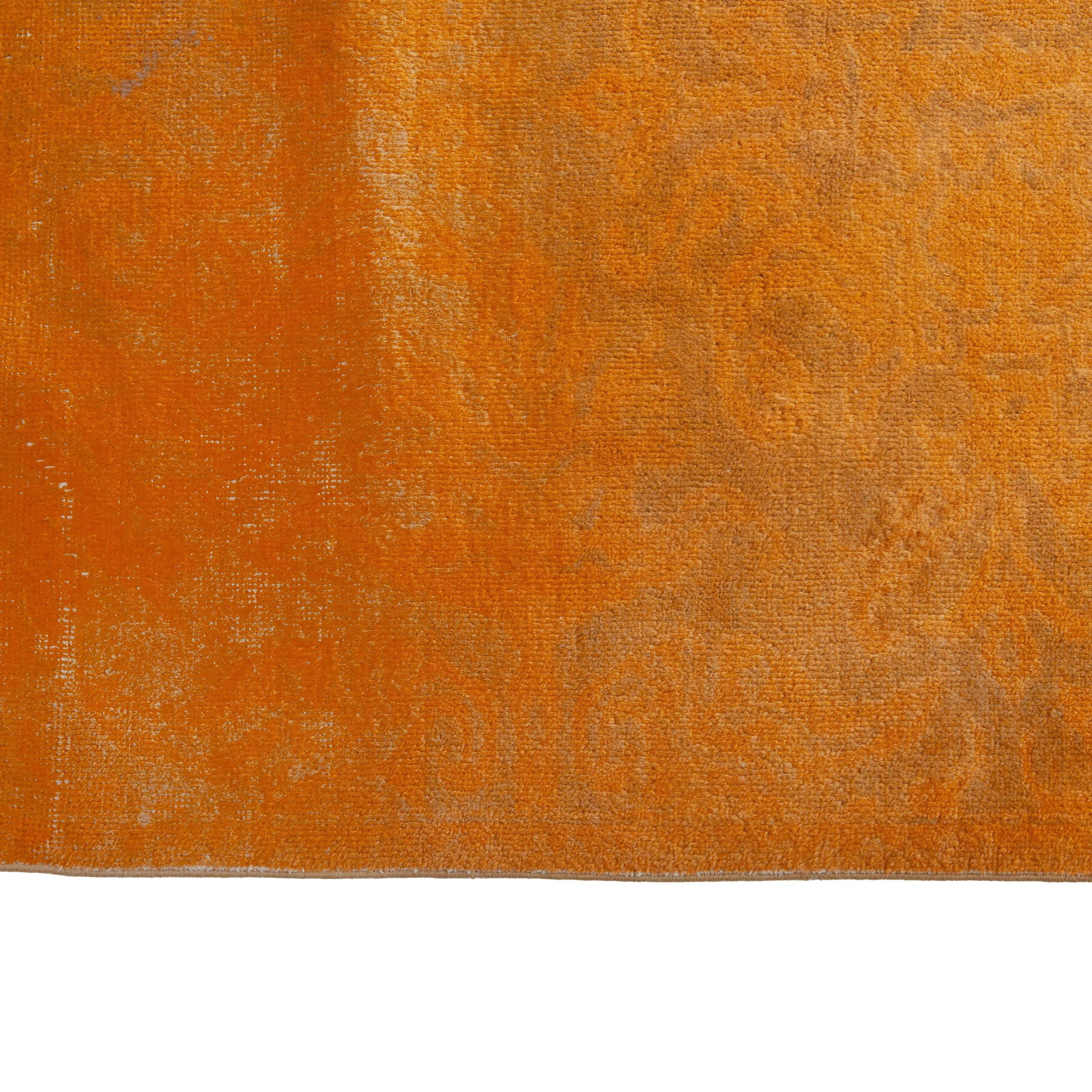 Orange Samsara Wool Rug - 10'4" x 10'4"