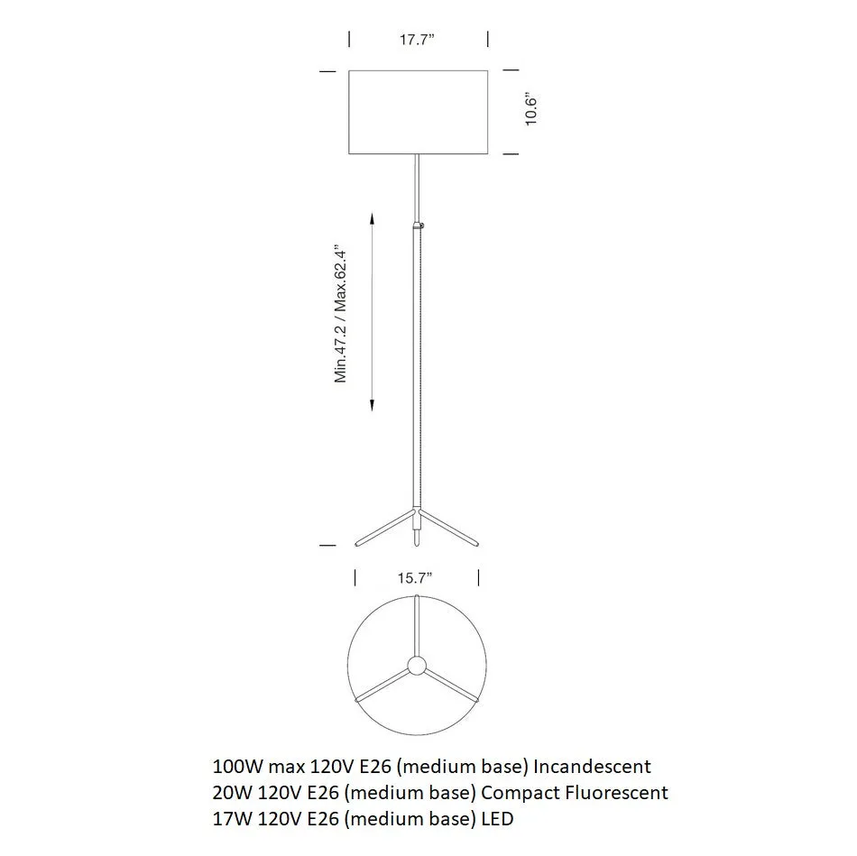 Pie De Salon Floor Lamp