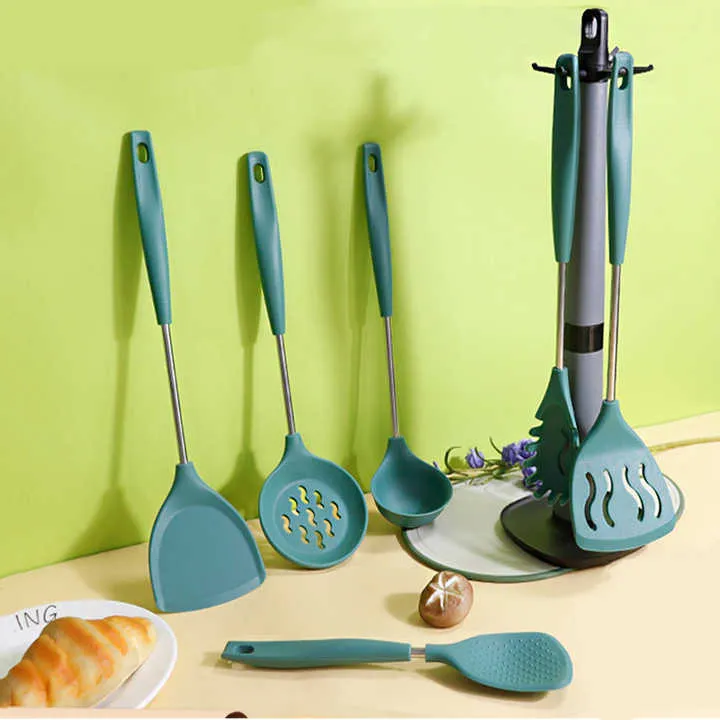 Piece Easy-to-Clean Silicone Kitchen-مجموعة أدوات مطبخ