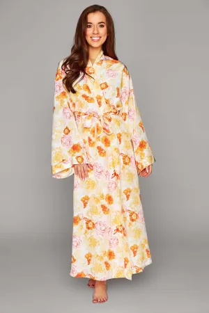 Romee Long Robe - Creamsicle