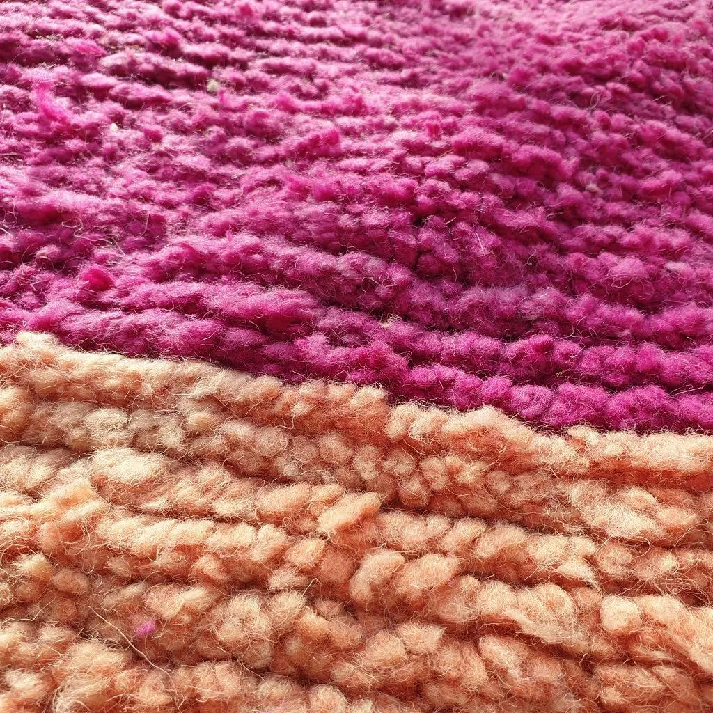 RWISSA | 9'9x6 Ft | 3x2 m | Moroccan Colorful Rug | 100% wool handmade