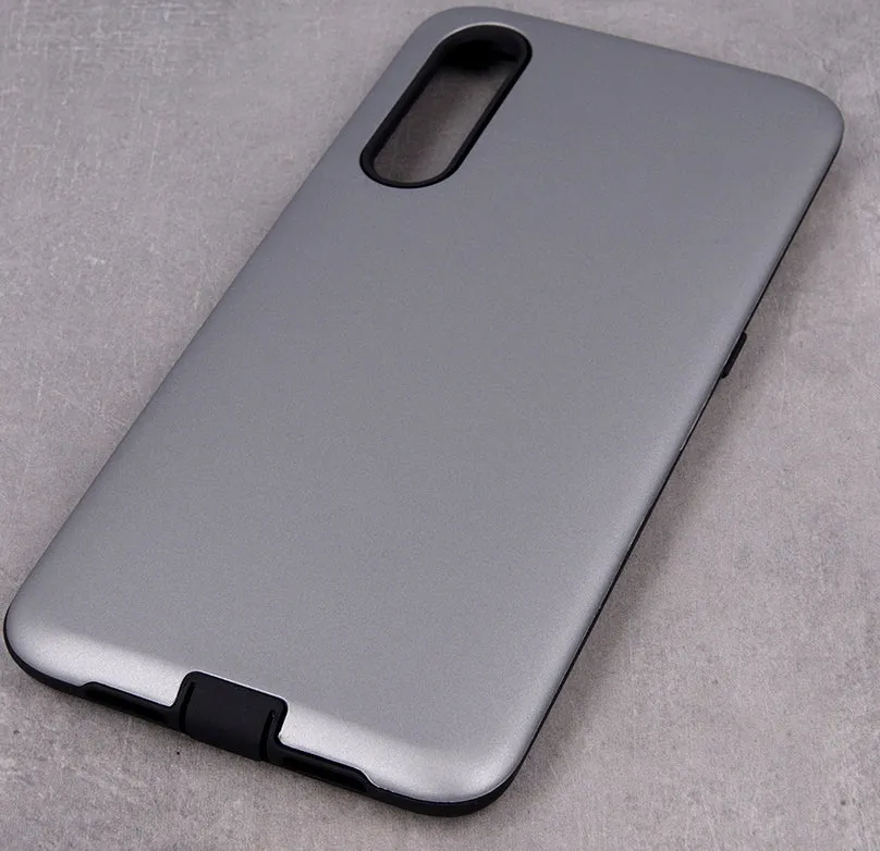Samsung Galaxy A51 5G Defender Shockproof Hard Cover - Silver