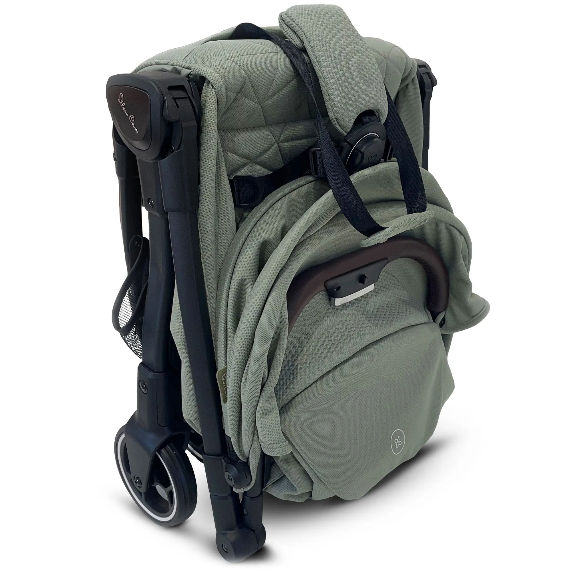 Silver Cross Clic Compact Stroller in Sage