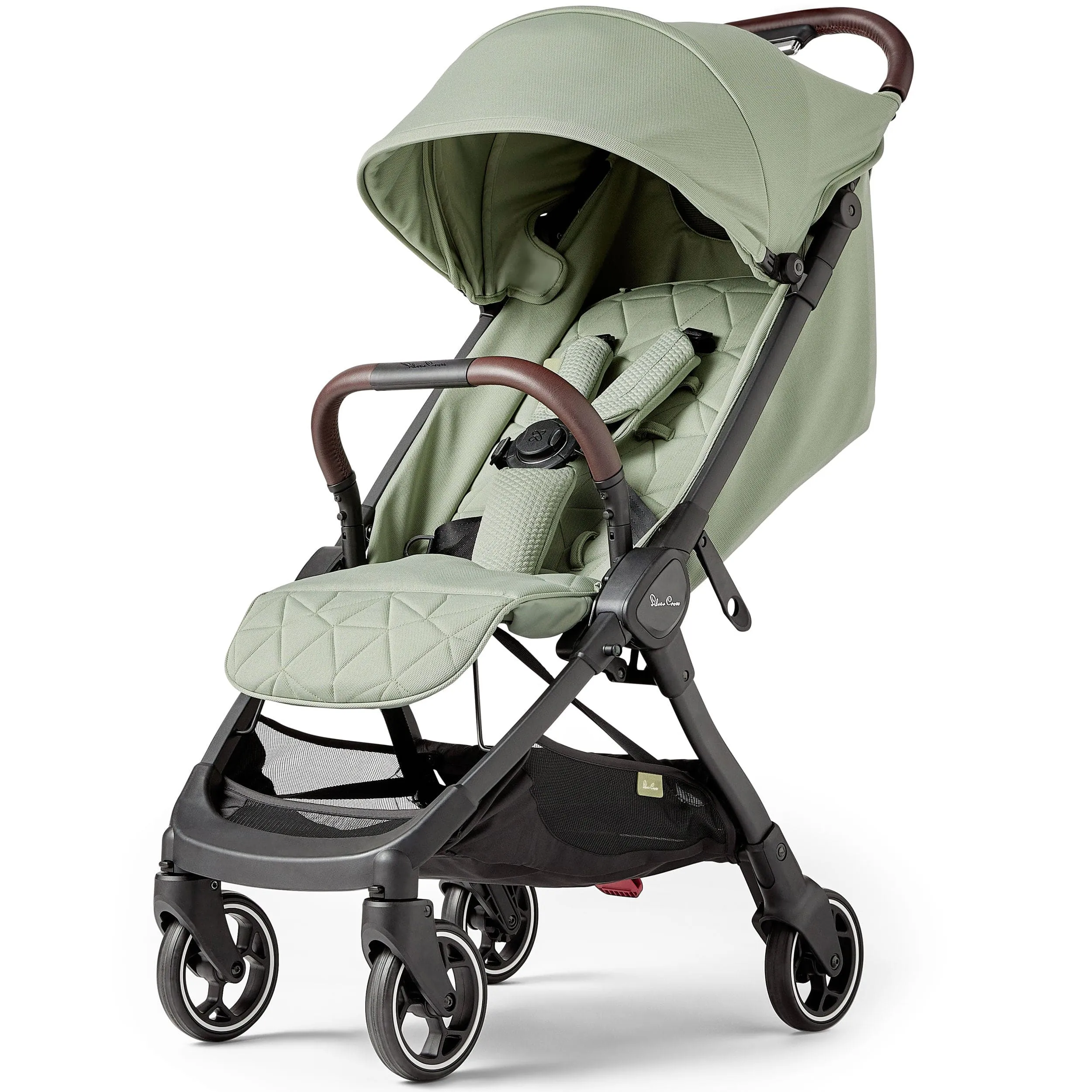 Silver Cross Clic Compact Stroller in Sage