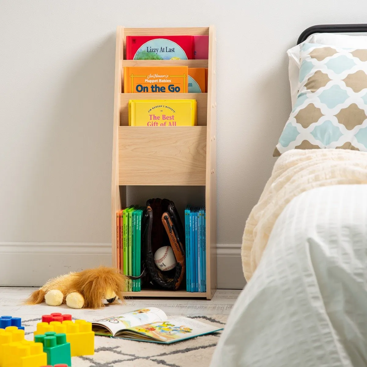 Slim 3 Pocket Magazine Rack