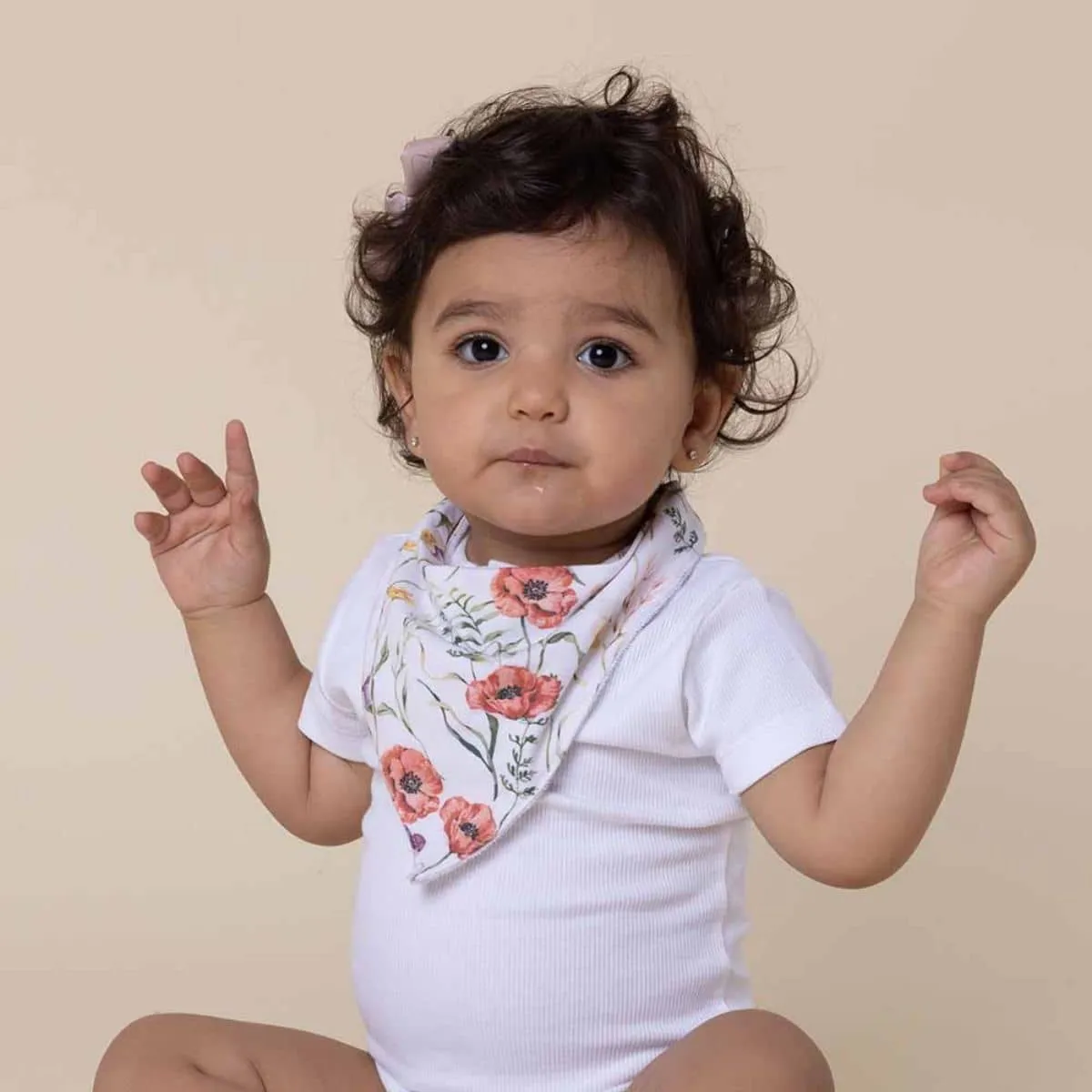 Snuggle Hunny Bandana Dribble Bib - Meadow Organic