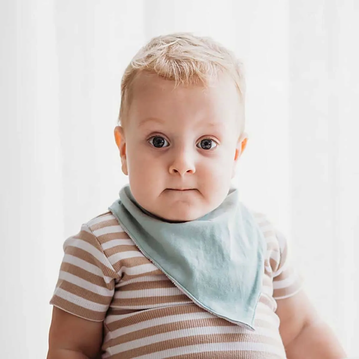 Snuggle Hunny Bandana Dribble Bib - Sage