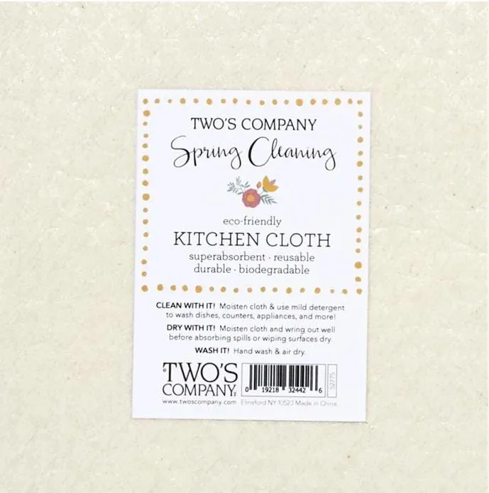 Spring Cleaning Floral Multipurpose Kitchen Cloth