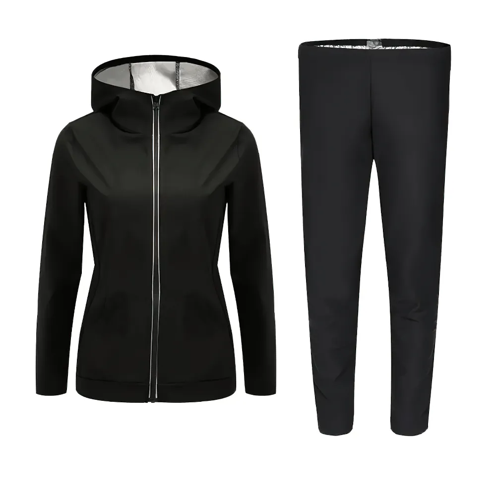 Stylish Set - Hooded Jacket and Pants for Fitness - SF2247