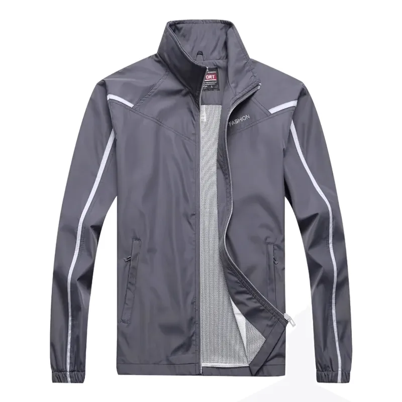 Stylish Tracksuit with Mandarin Collar and Zipper - SF2035